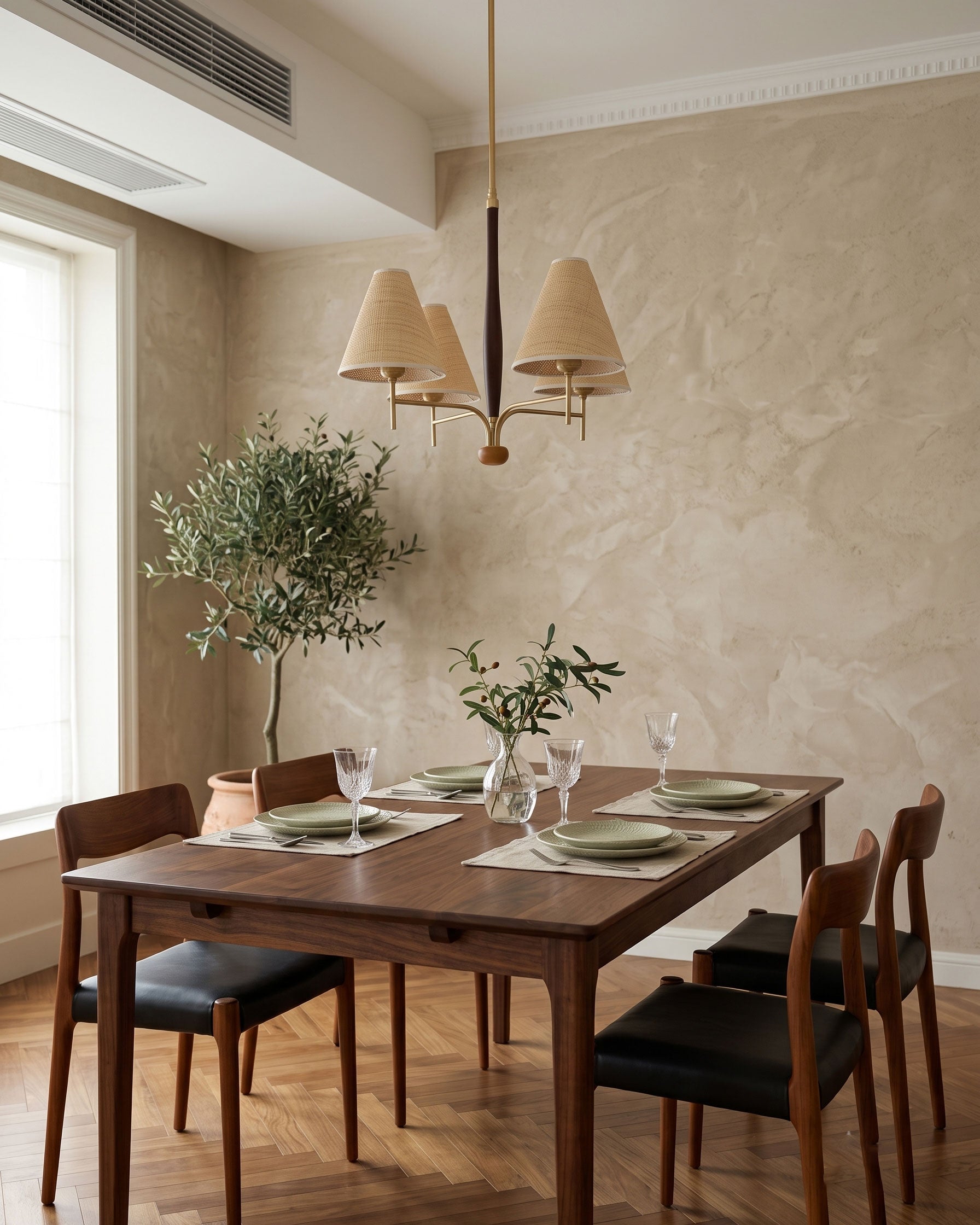 Cassian Warm Minimalist Chandelier
