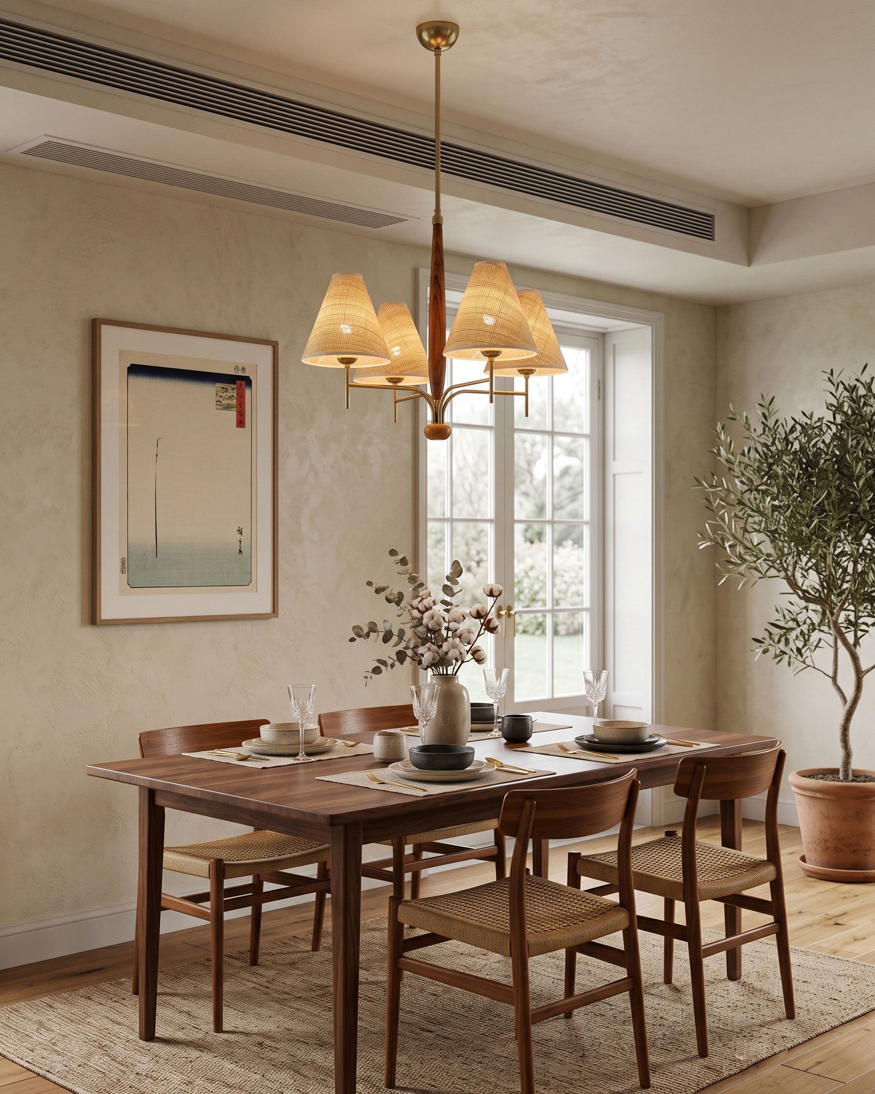 Cassian Warm Minimalist Chandelier