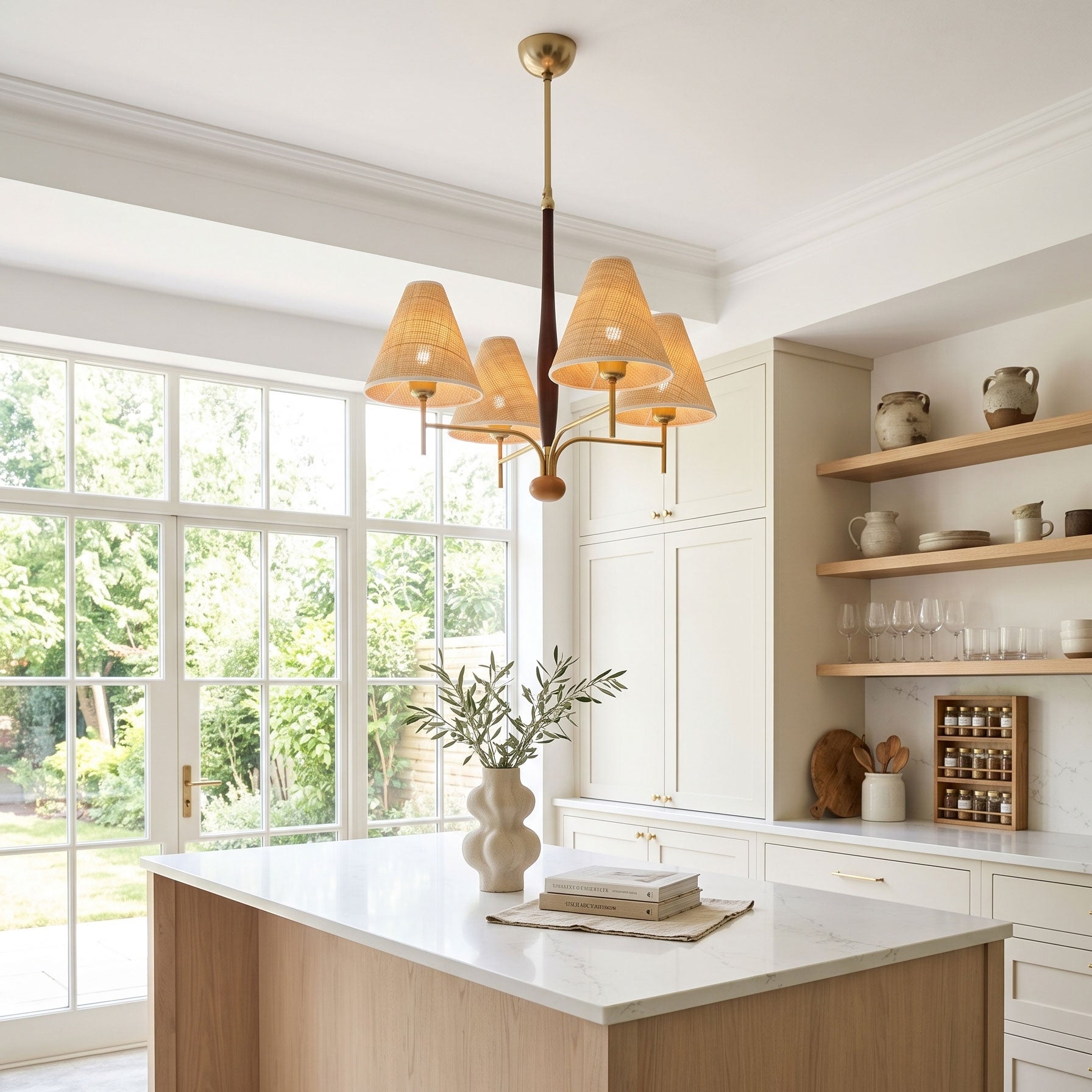 Cassian Warm Minimalist Chandelier