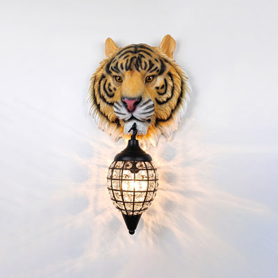 Tiger: Dia 28cm x H 54cm / ∅ 11″ x H 21.3″ (Yellow)
