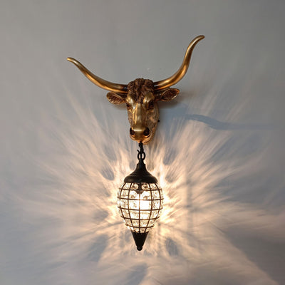 Deer: Dia 34cm x H 50cm / ∅ 13.4″ x H 19.7″ (Antique gold)