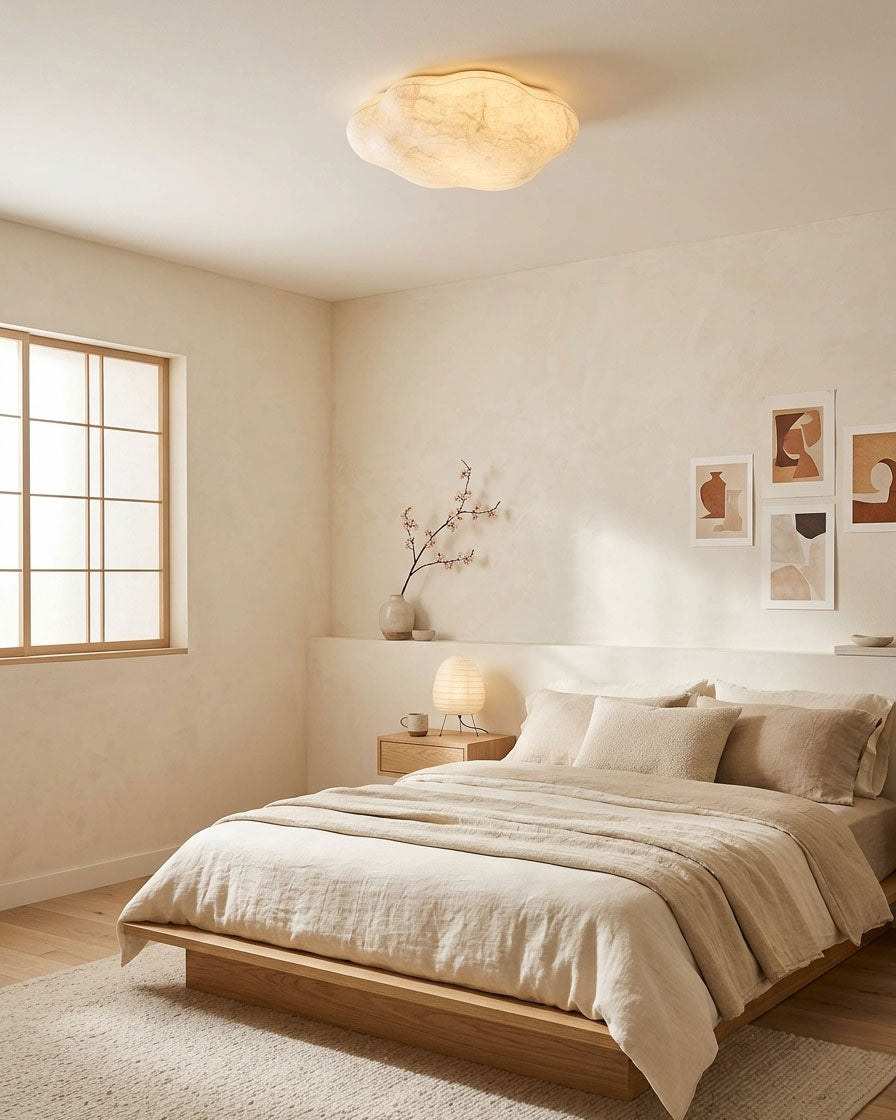 Cecily Organic Flush Mount Ceiling Light