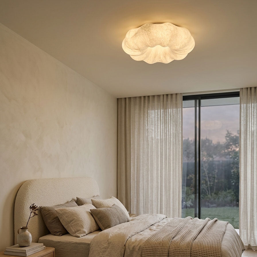 Cecily Organic Flush Mount Ceiling Light