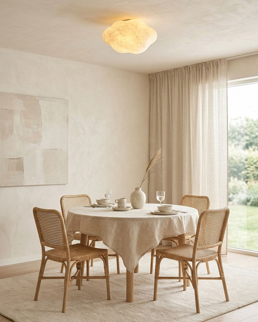 Cecily Organic Flush Mount Ceiling Light