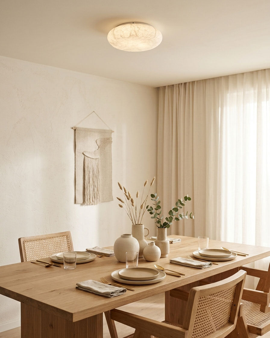 Cecily Organic Flush Mount Ceiling Light
