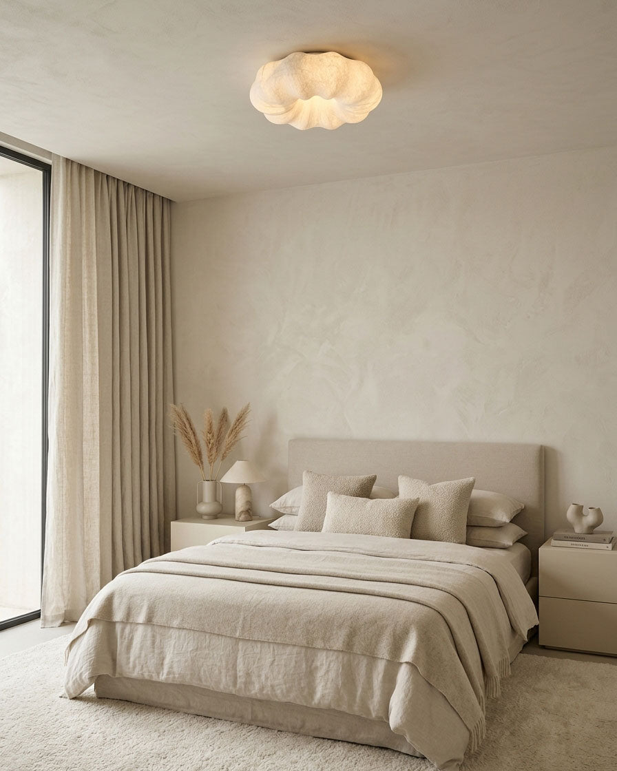 Cecily Organic Flush Mount Ceiling Light