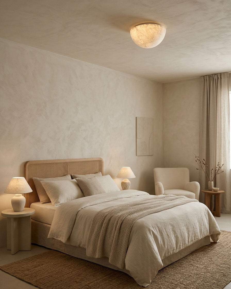 Cecily Organic Flush Mount Ceiling Light