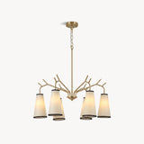Lampadario in Tessuto Cervine Branch