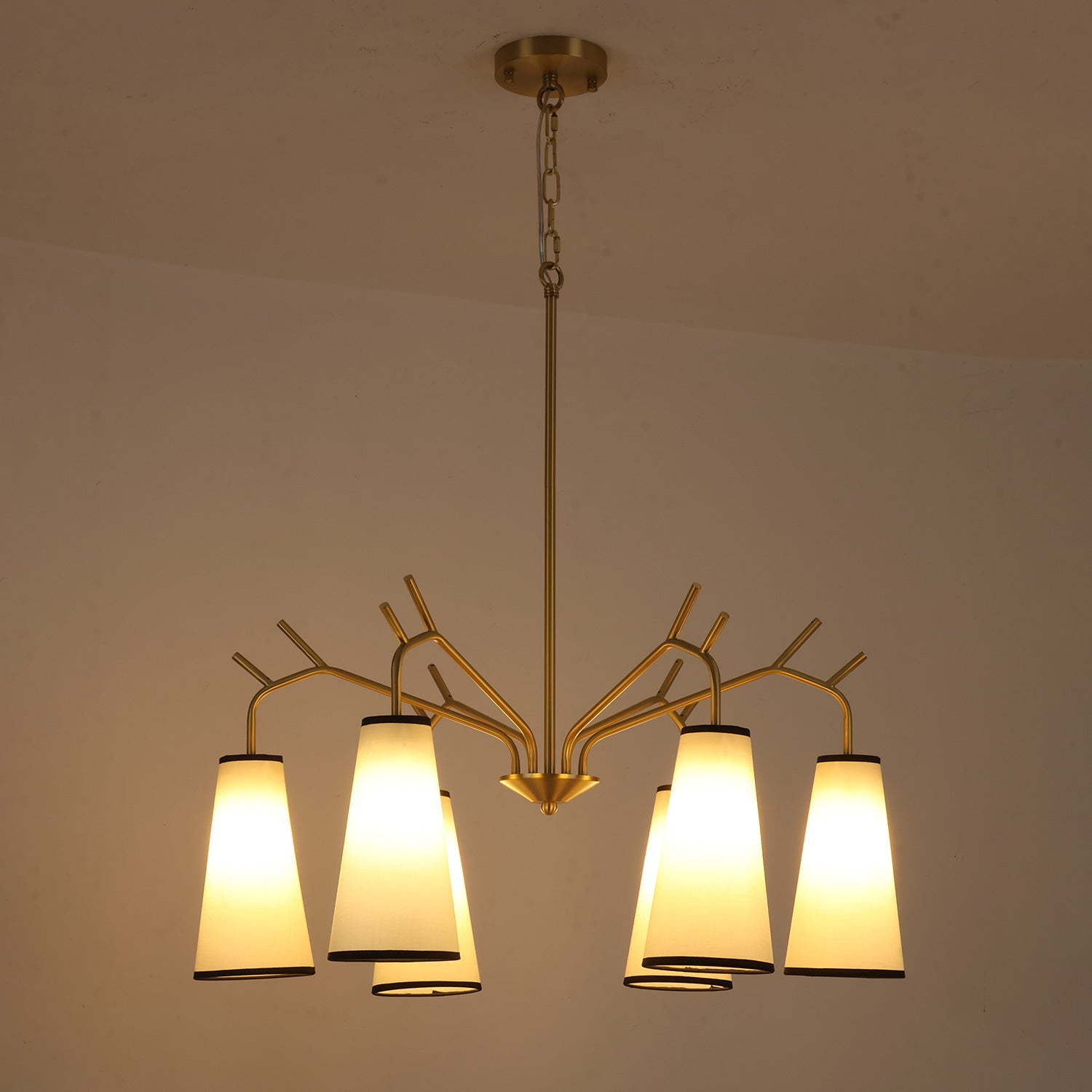 Cervine Branch Fabric Chandelier