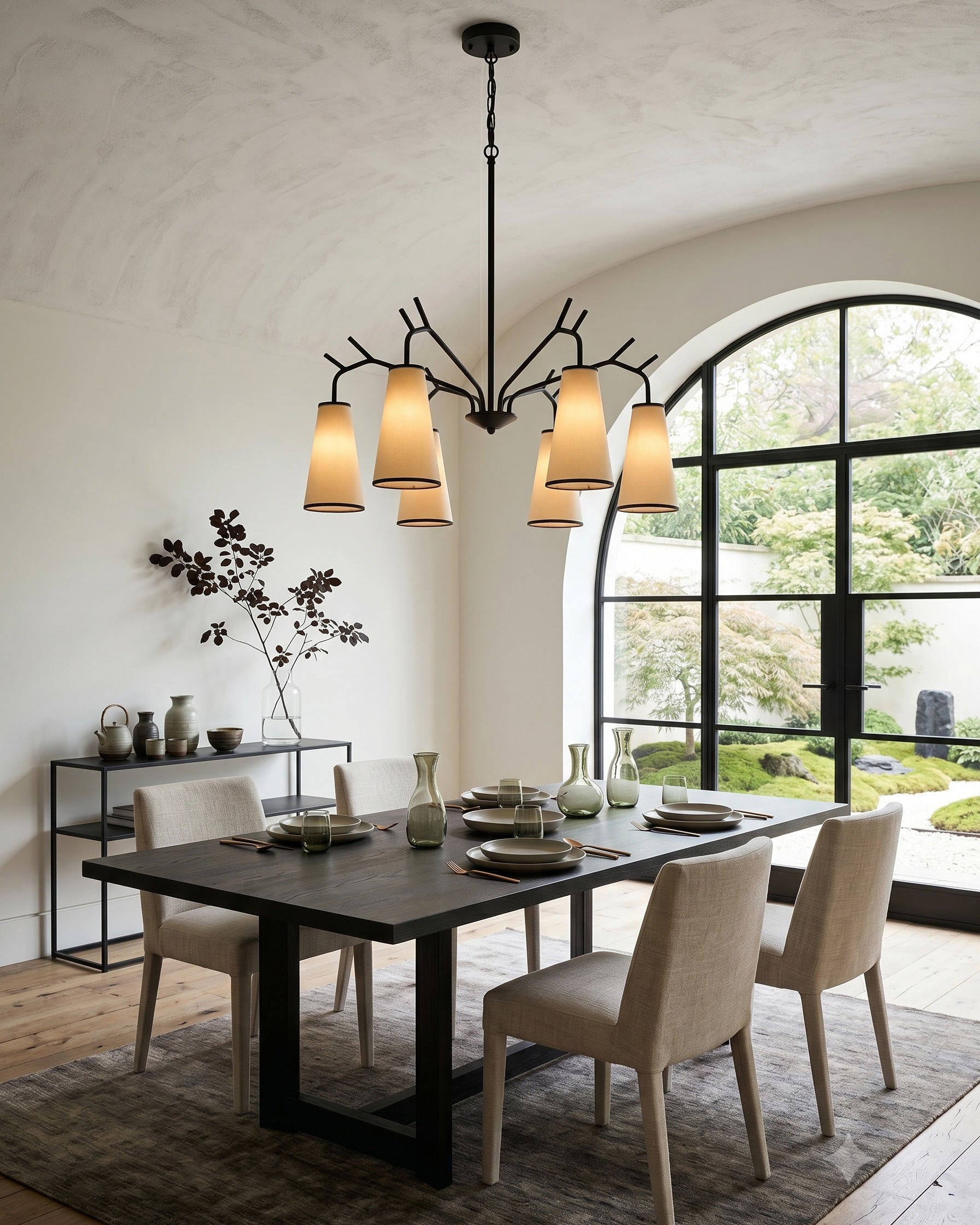 Cervine Branch Fabric Chandelier