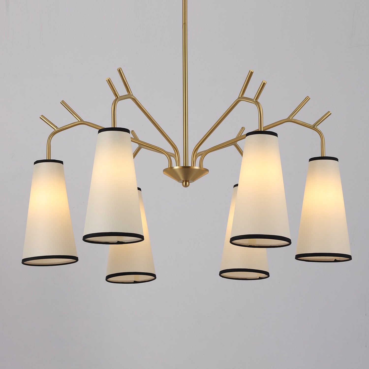 Cervine Branch Fabric Chandelier