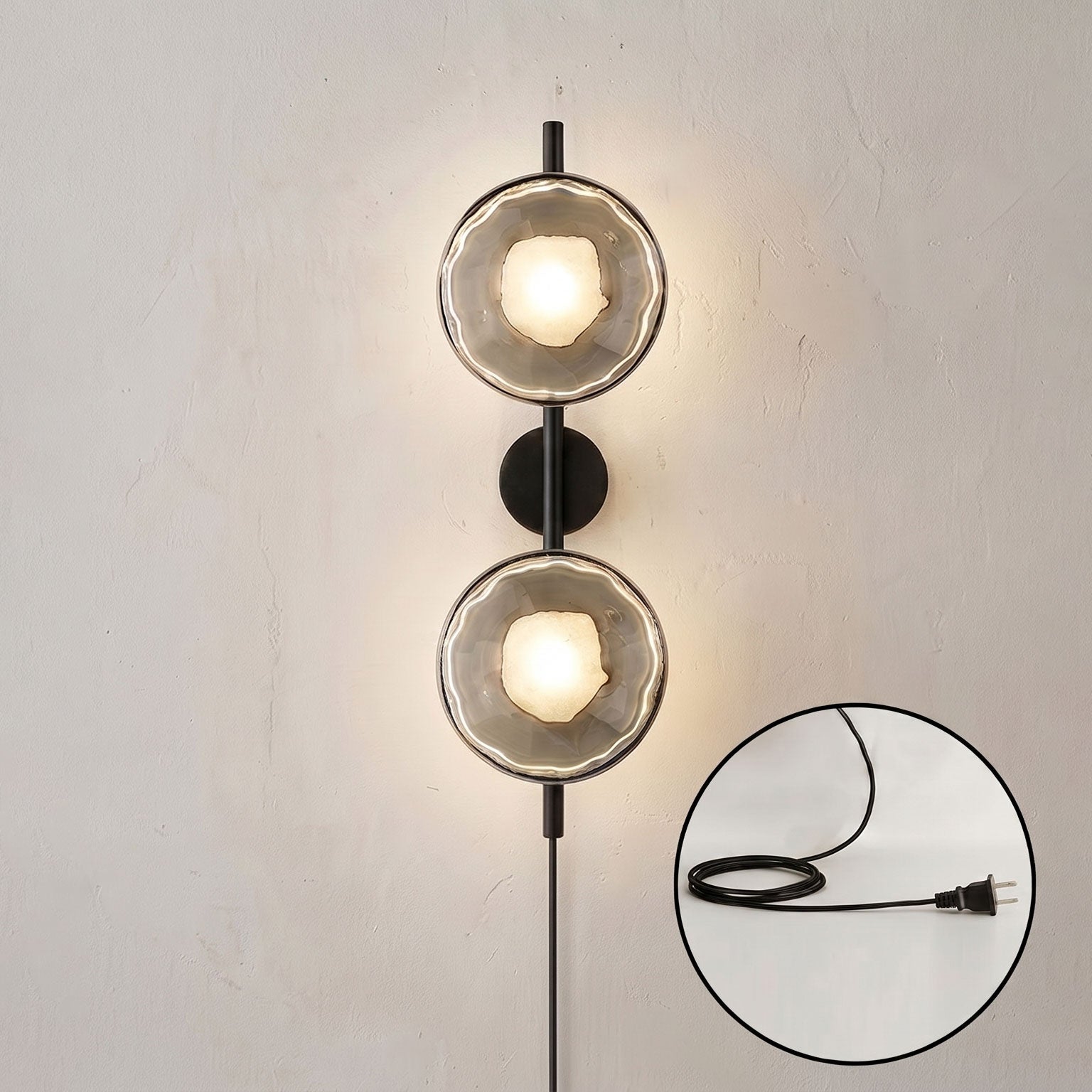 Ceto Plug-In Wall Sconce