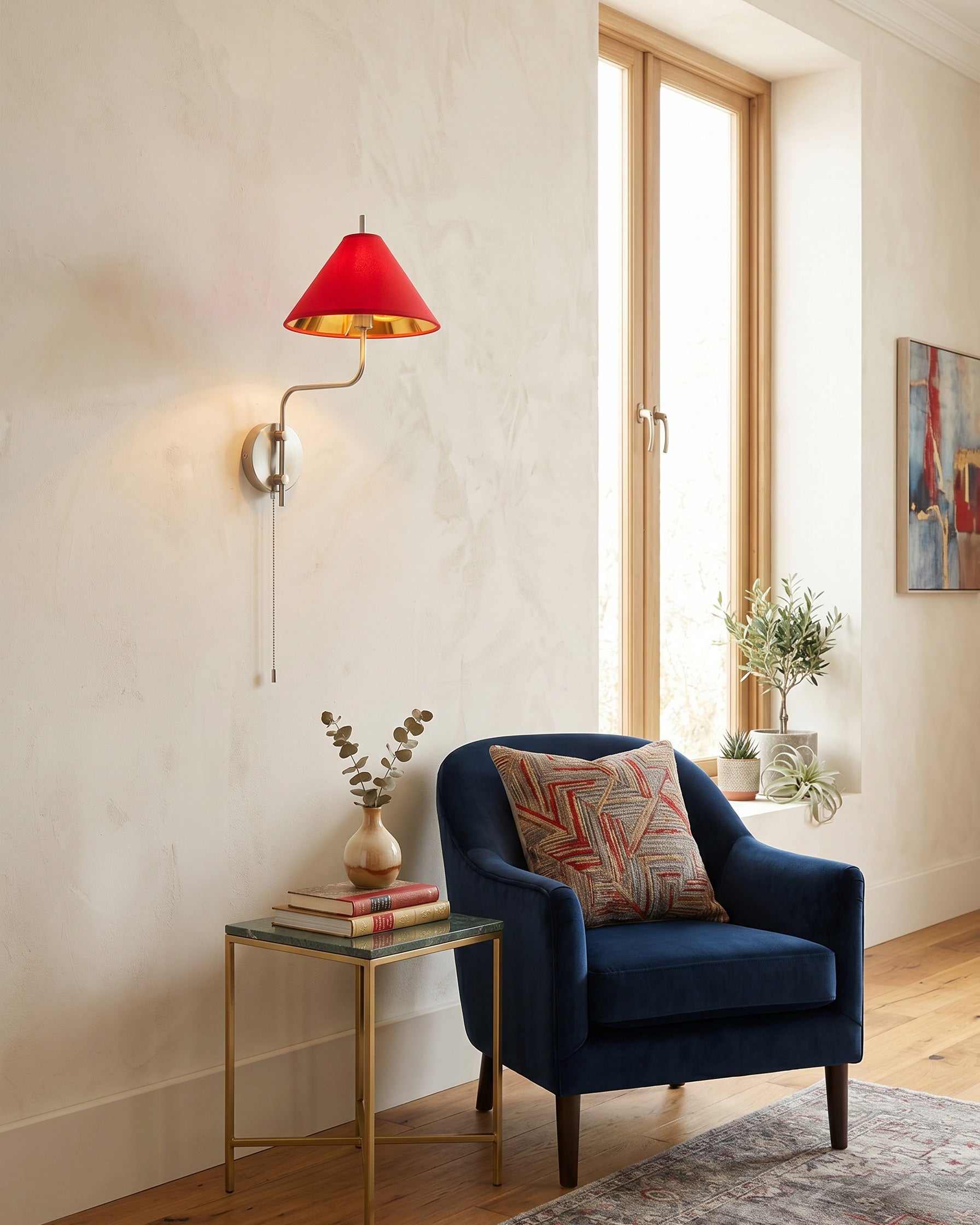 Cleo Red Wall Sconce