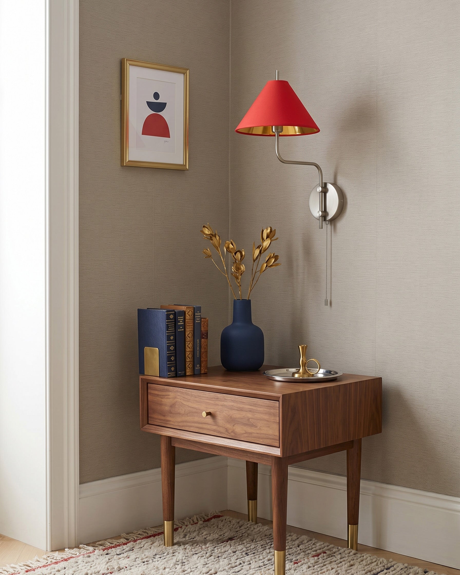 Cleo Red Wall Sconce