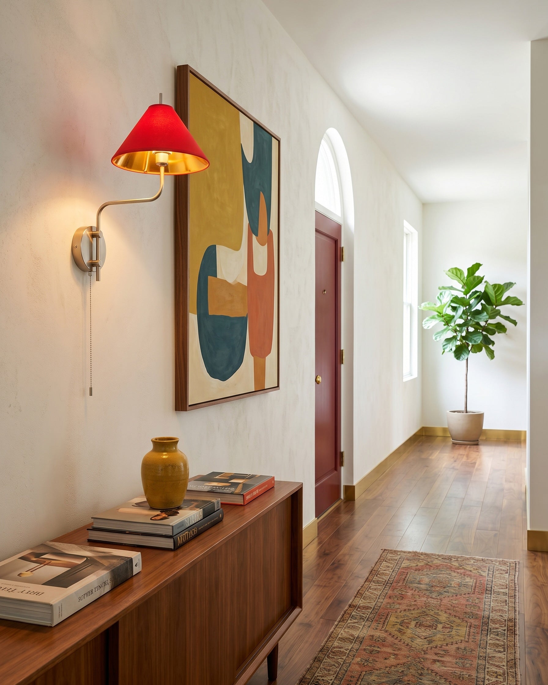 Cleo Red Wall Sconce
