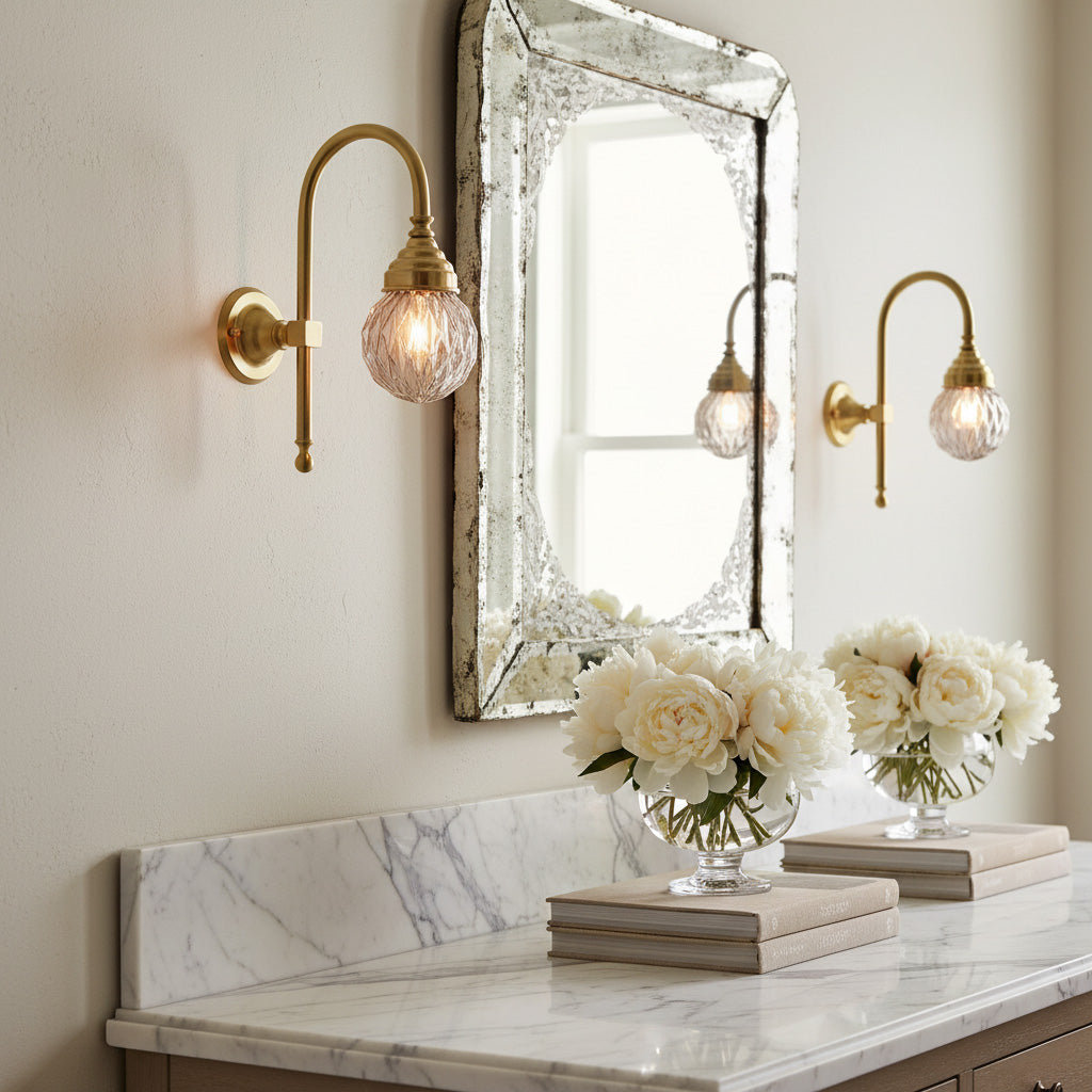 Colette Curved Arm Wall Sconce