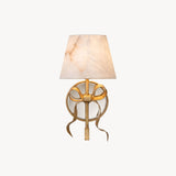 Colette Mirrored Alabaster Wall Sconce
