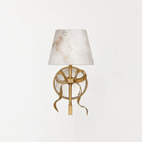 Brass & White Spanish alabaster