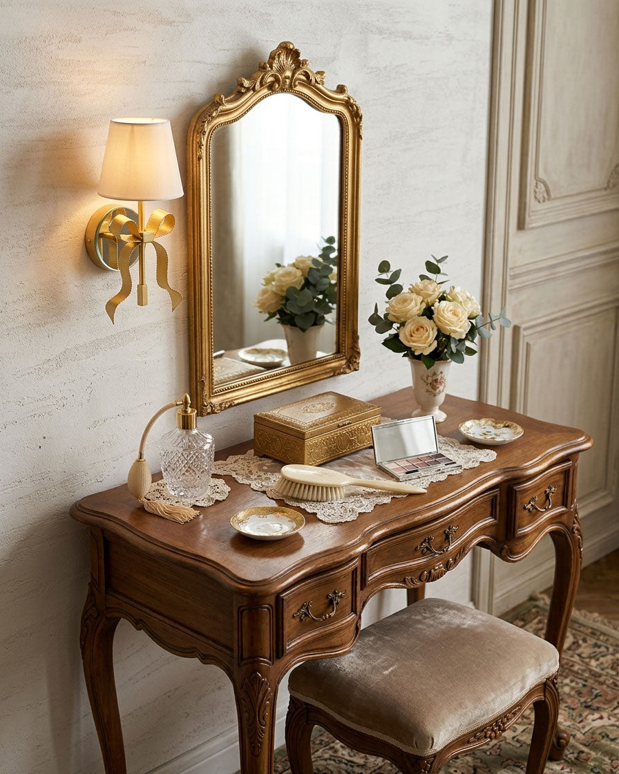Colette Mirrored Bow Wall Sconce – detail 8