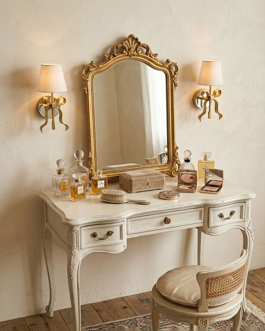 Colette Mirrored Bow Wall Sconce – detail 7