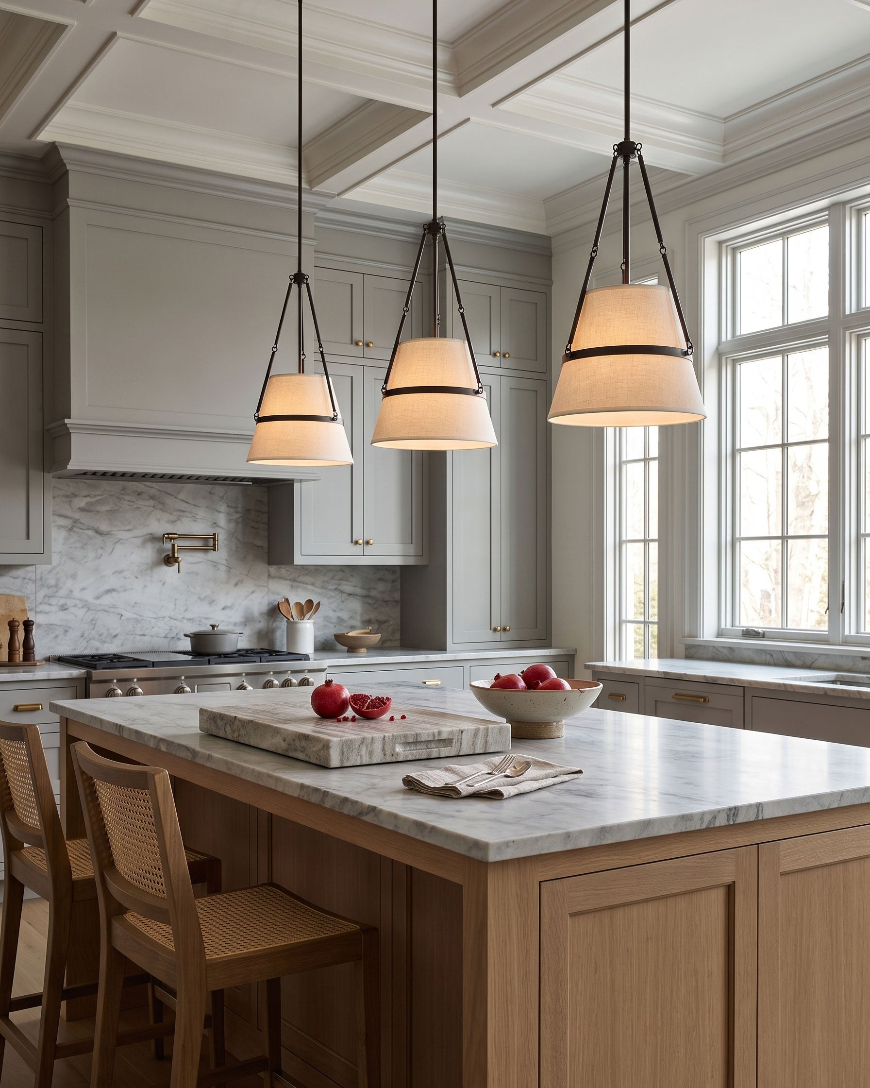 Collier Fabric Pendant Light