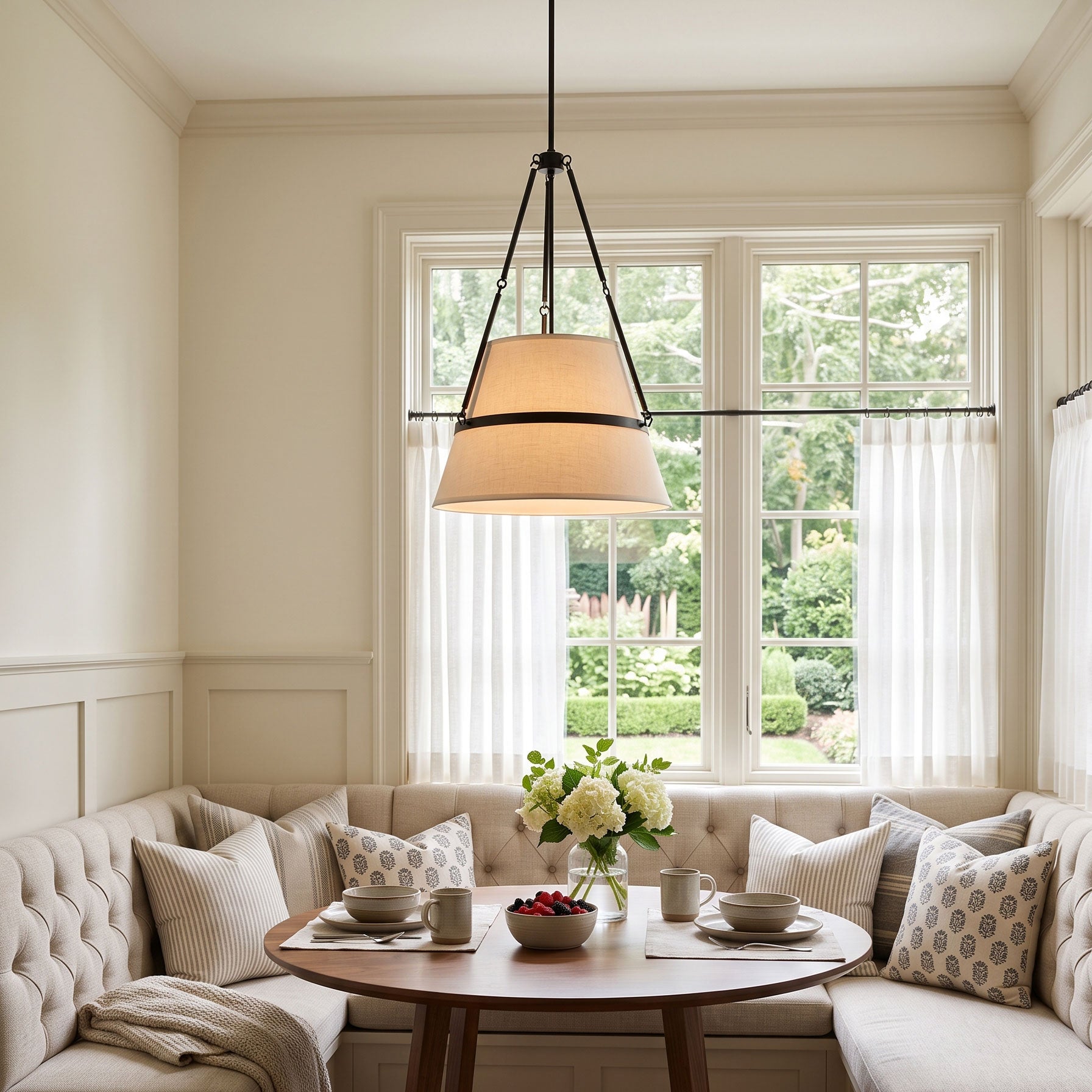 Collier Fabric Pendant Light