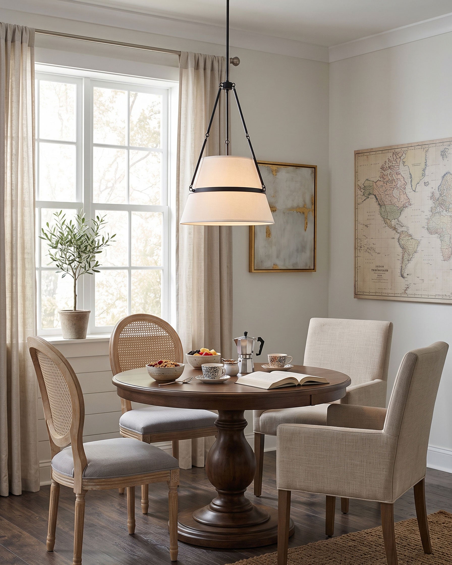 Collier Fabric Pendant Light