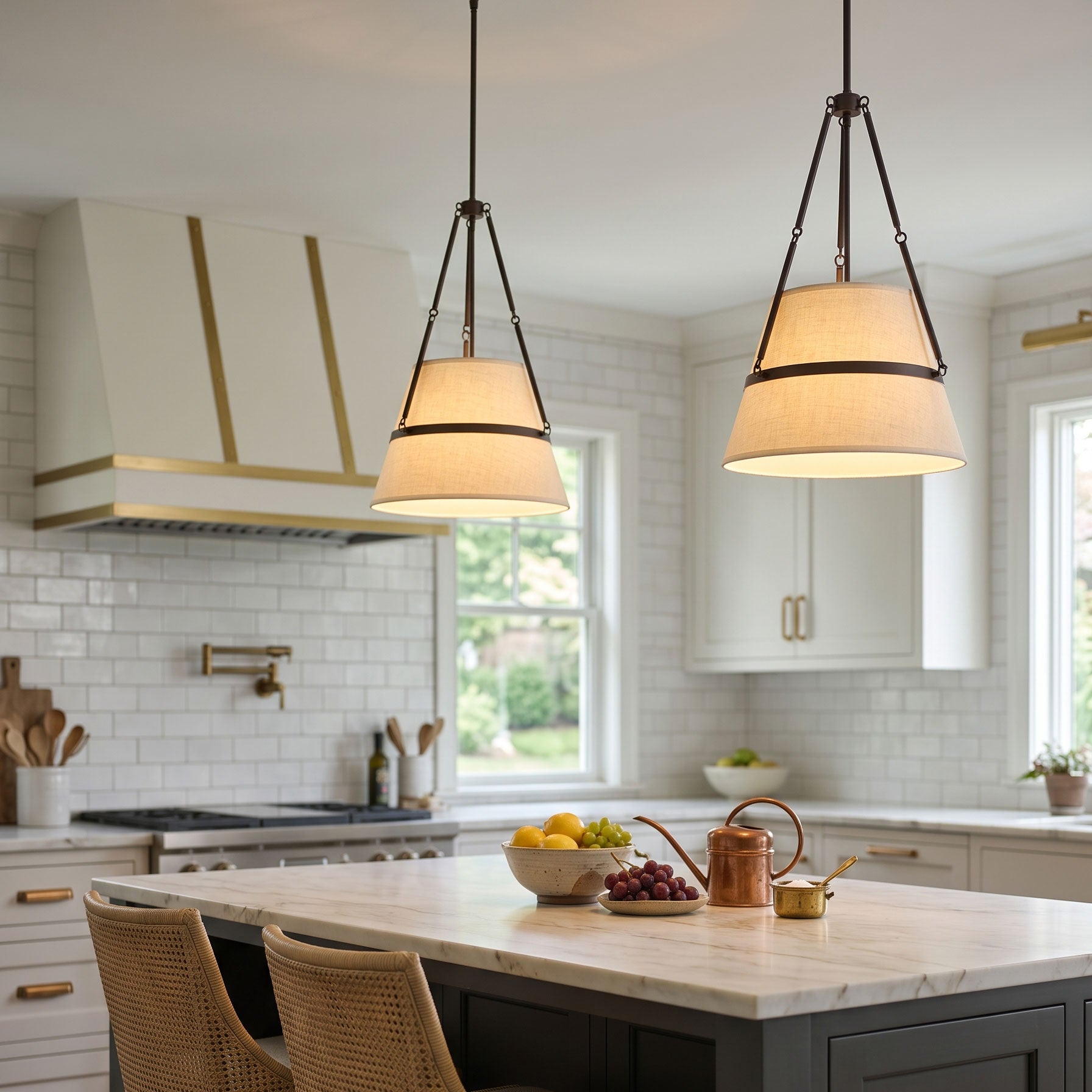 Collier Fabric Pendant Light