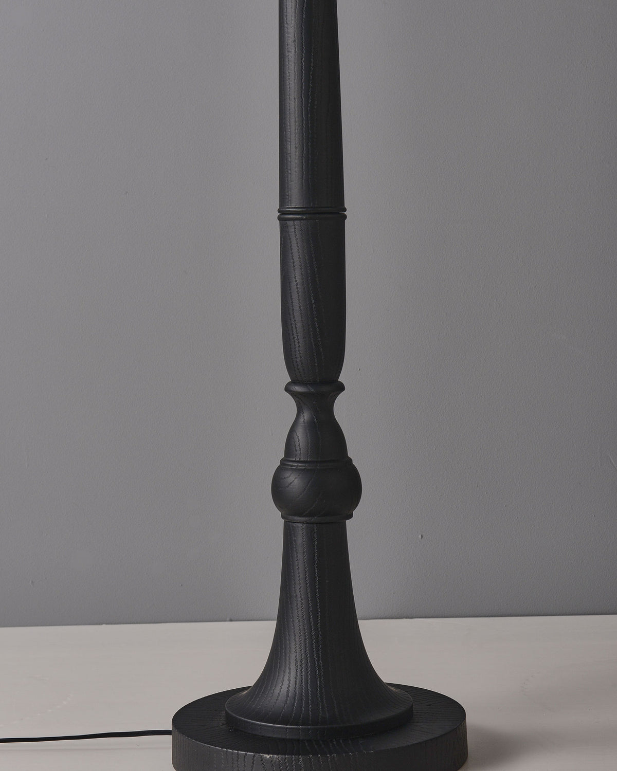 Colter Carved Wood Floor Lamp