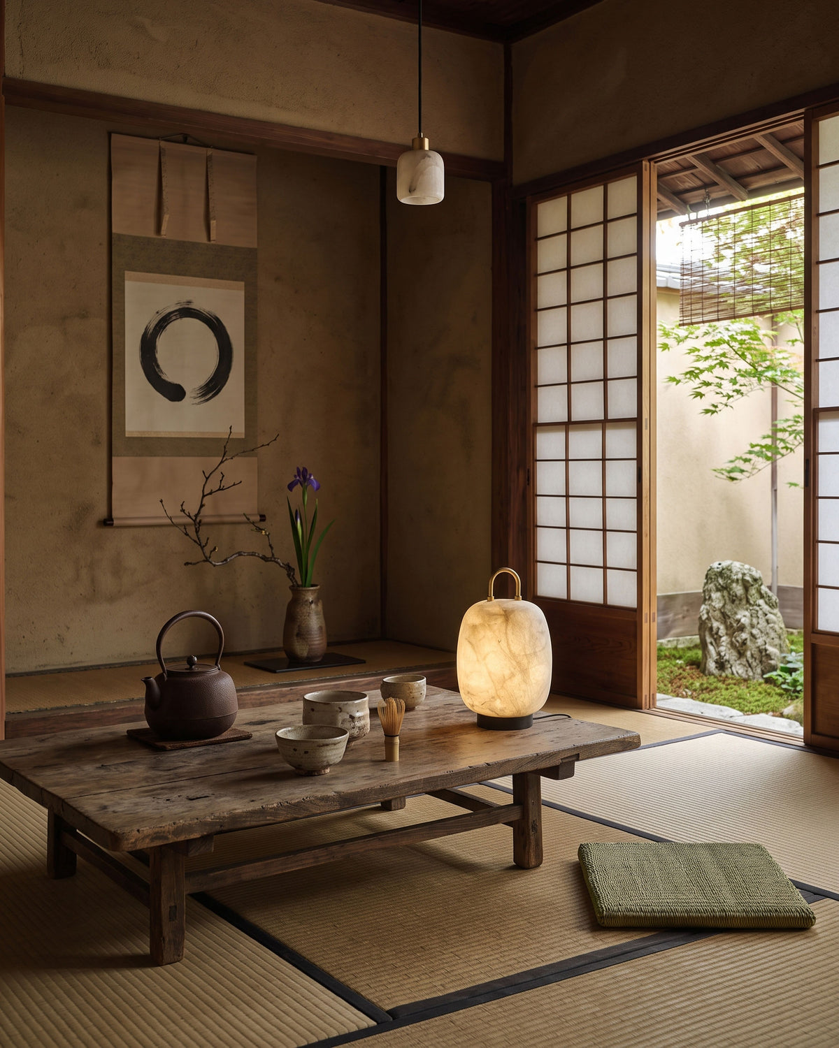 Conall Silk Shade Table Lamp