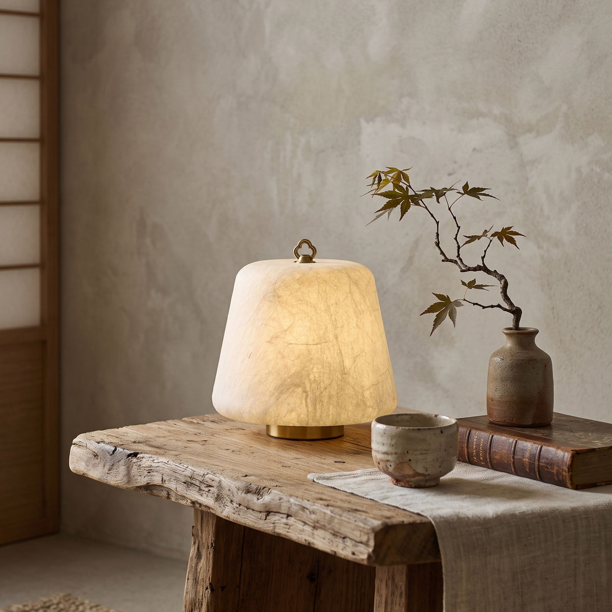 Conall Silk Shade Table Lamp