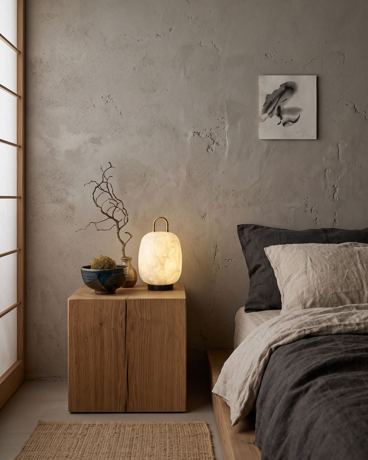 Conall Silk Shade Table Lamp
