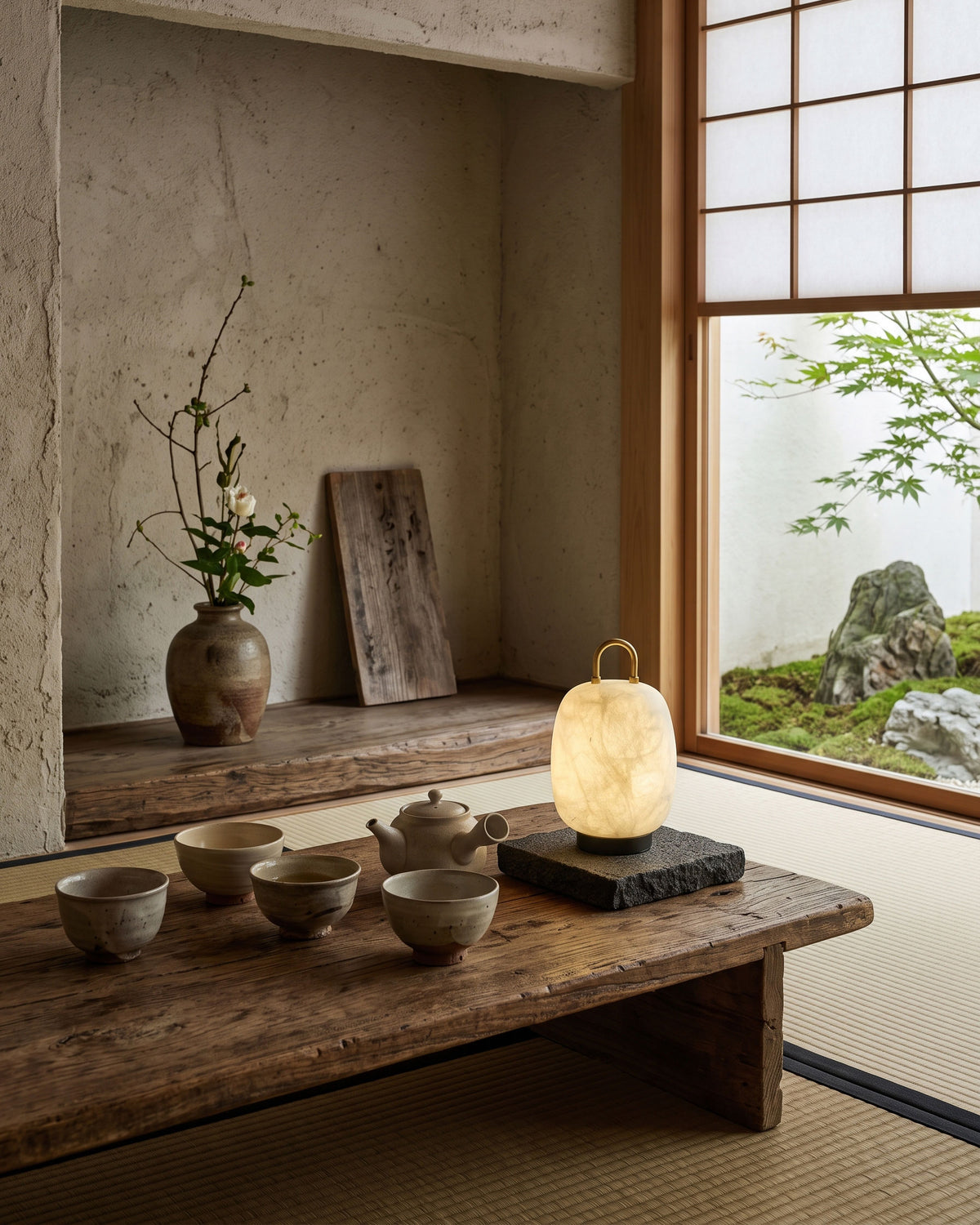 Conall Silk Shade Table Lamp