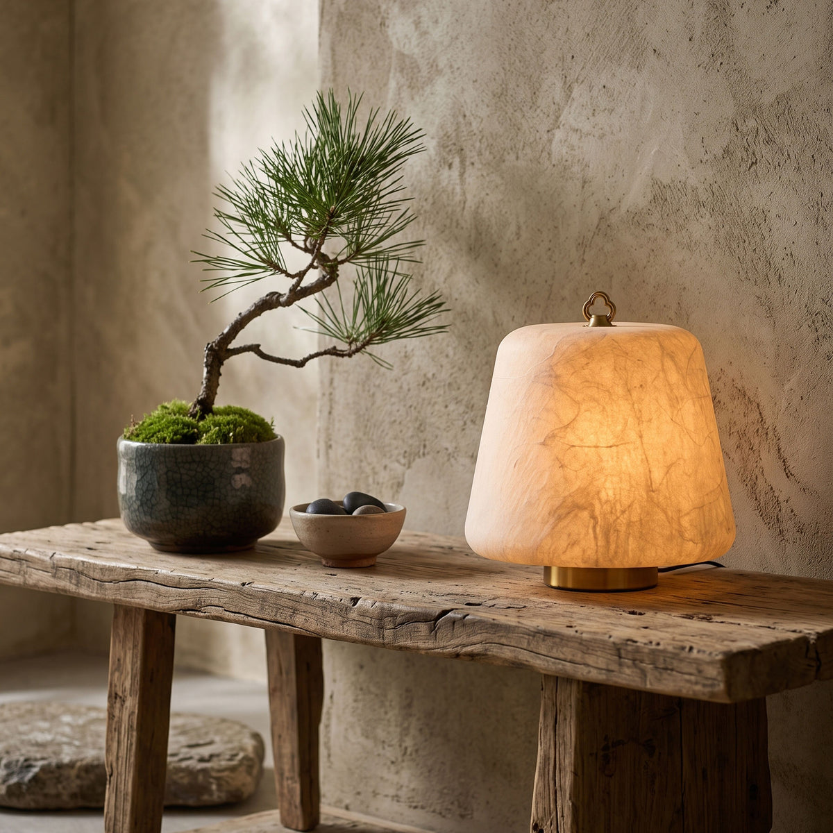Conall Silk Shade Table Lamp