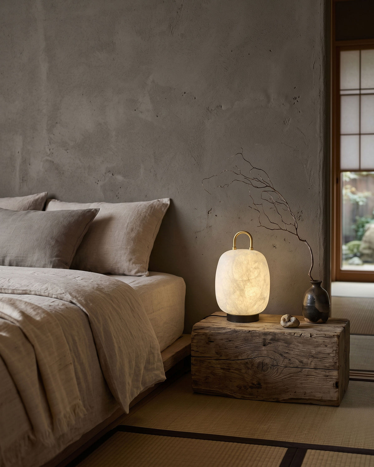 Conall Silk Shade Table Lamp