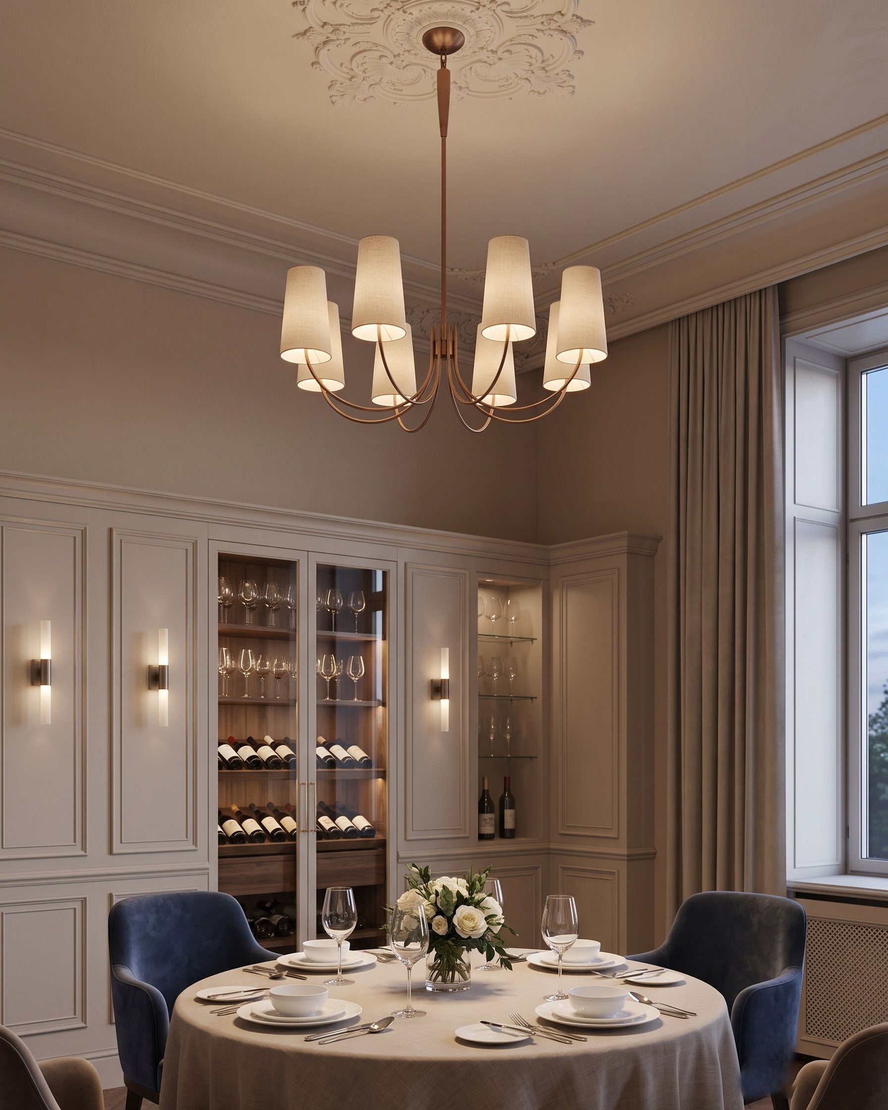 Conrad Tapered Shade Chandelier