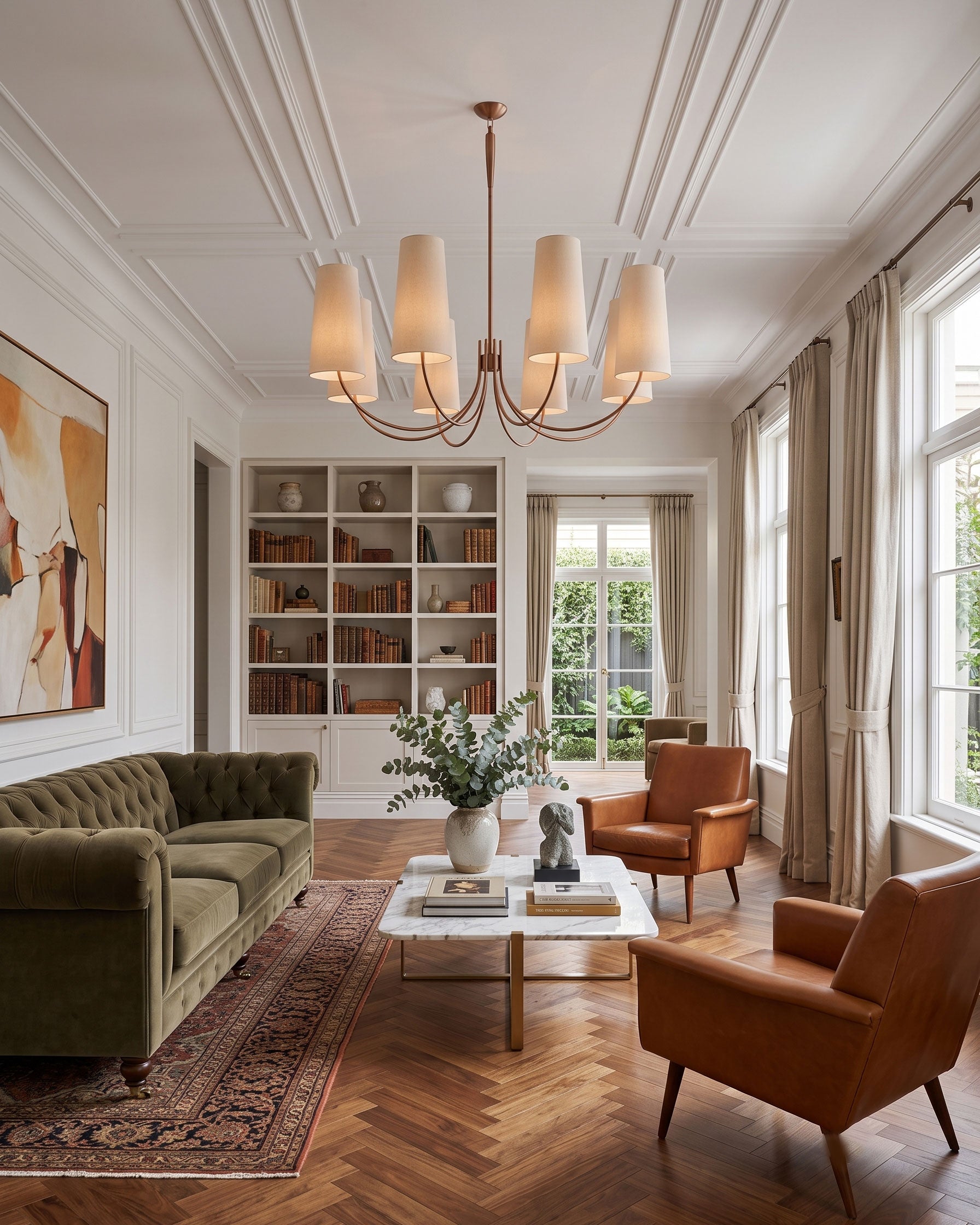 Conrad Tapered Shade Chandelier