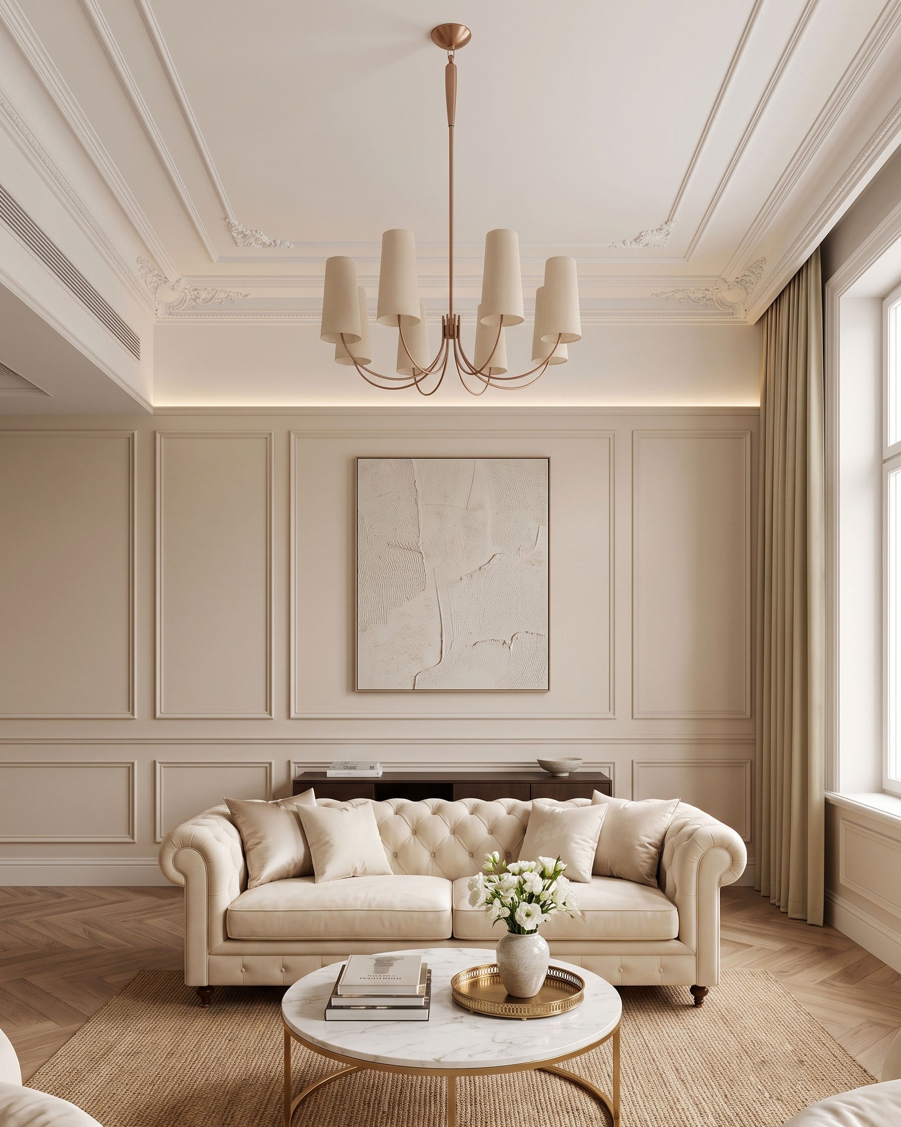 Conrad Tapered Shade Chandelier