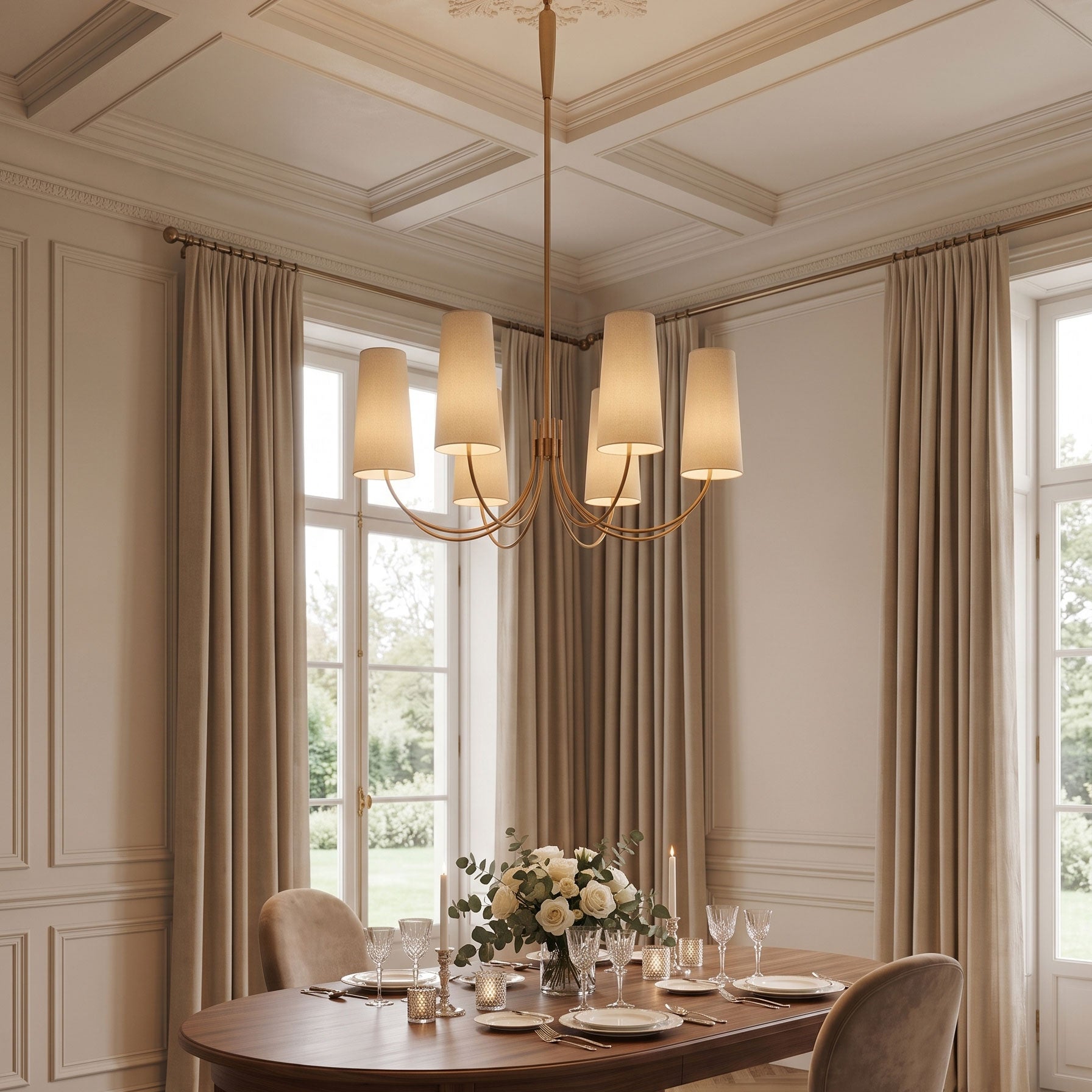 Conrad Tapered Shade Chandelier