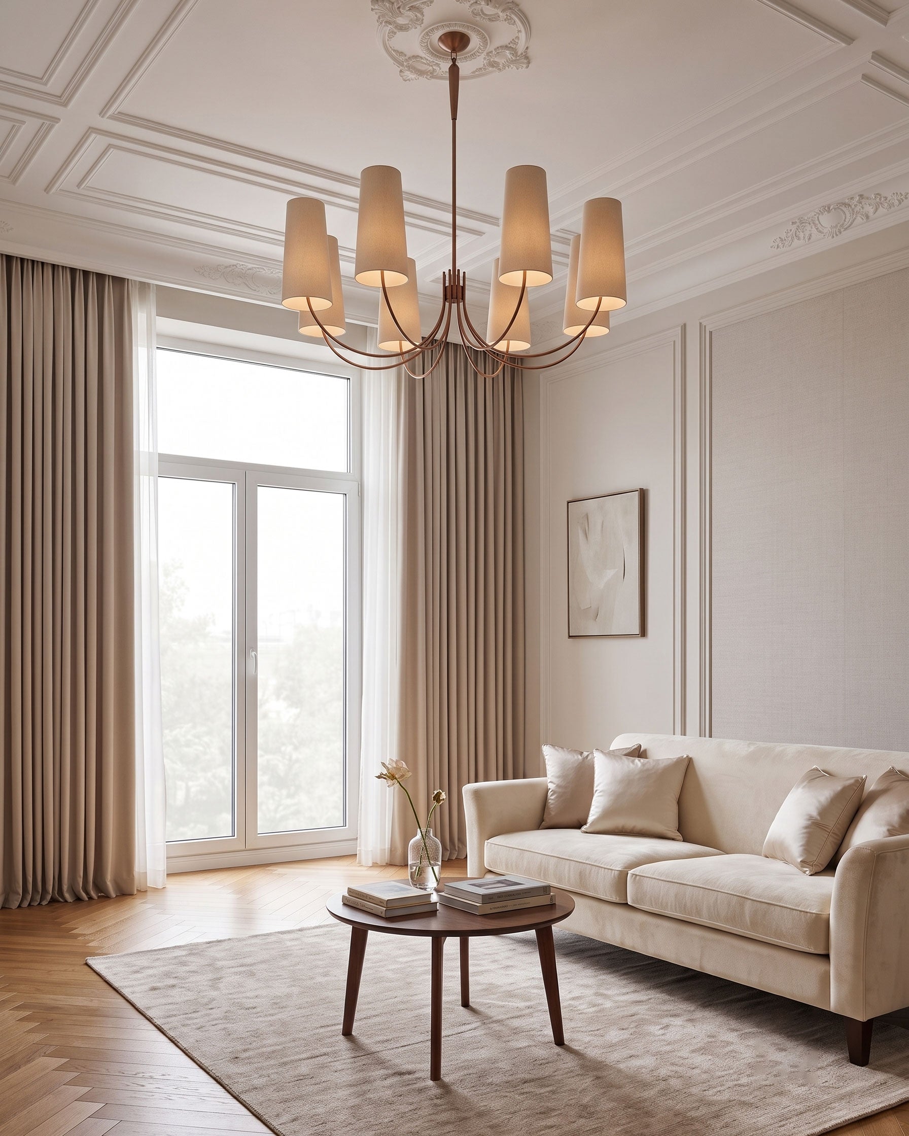 Conrad Tapered Shade Chandelier