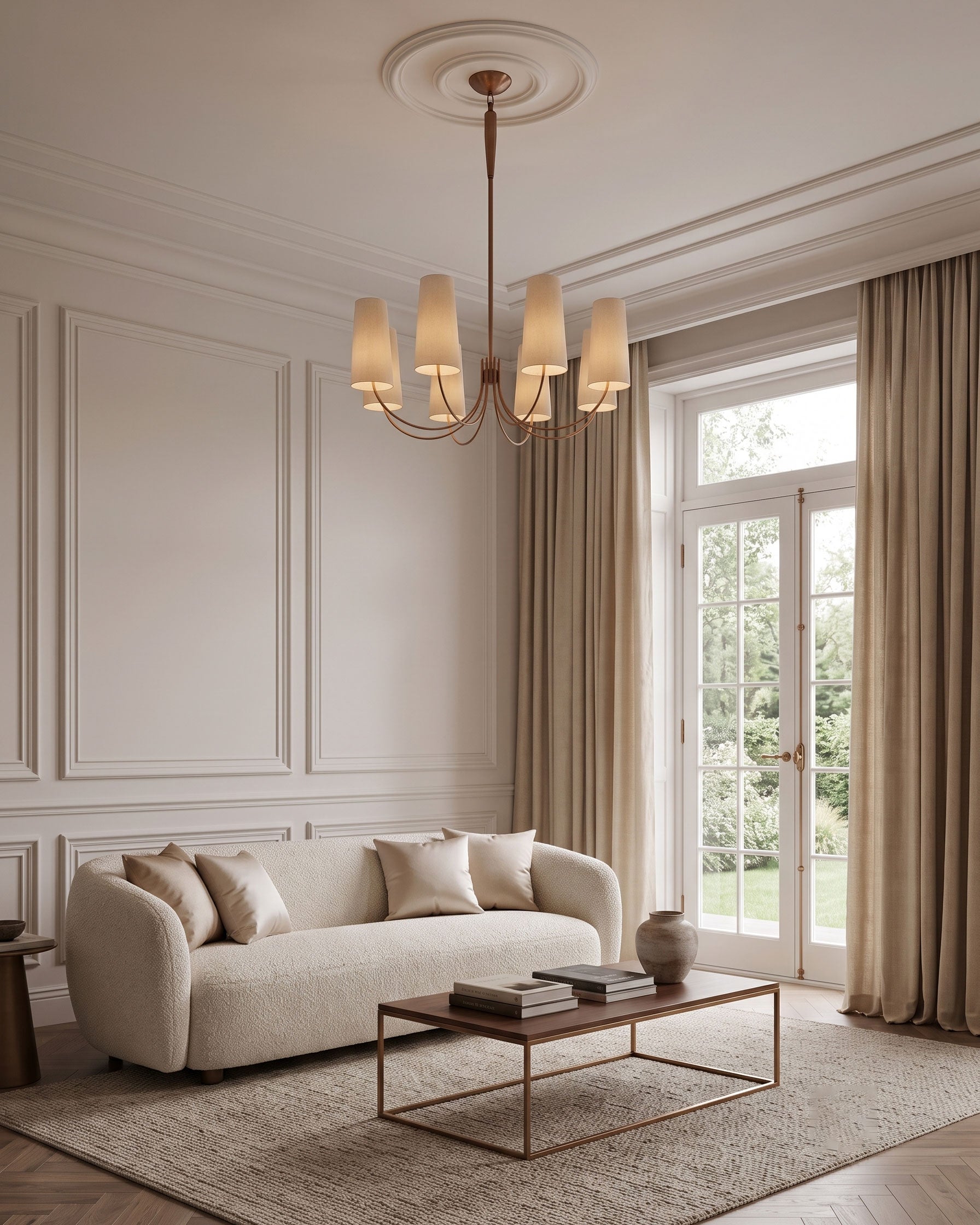 Conrad Tapered Shade Chandelier