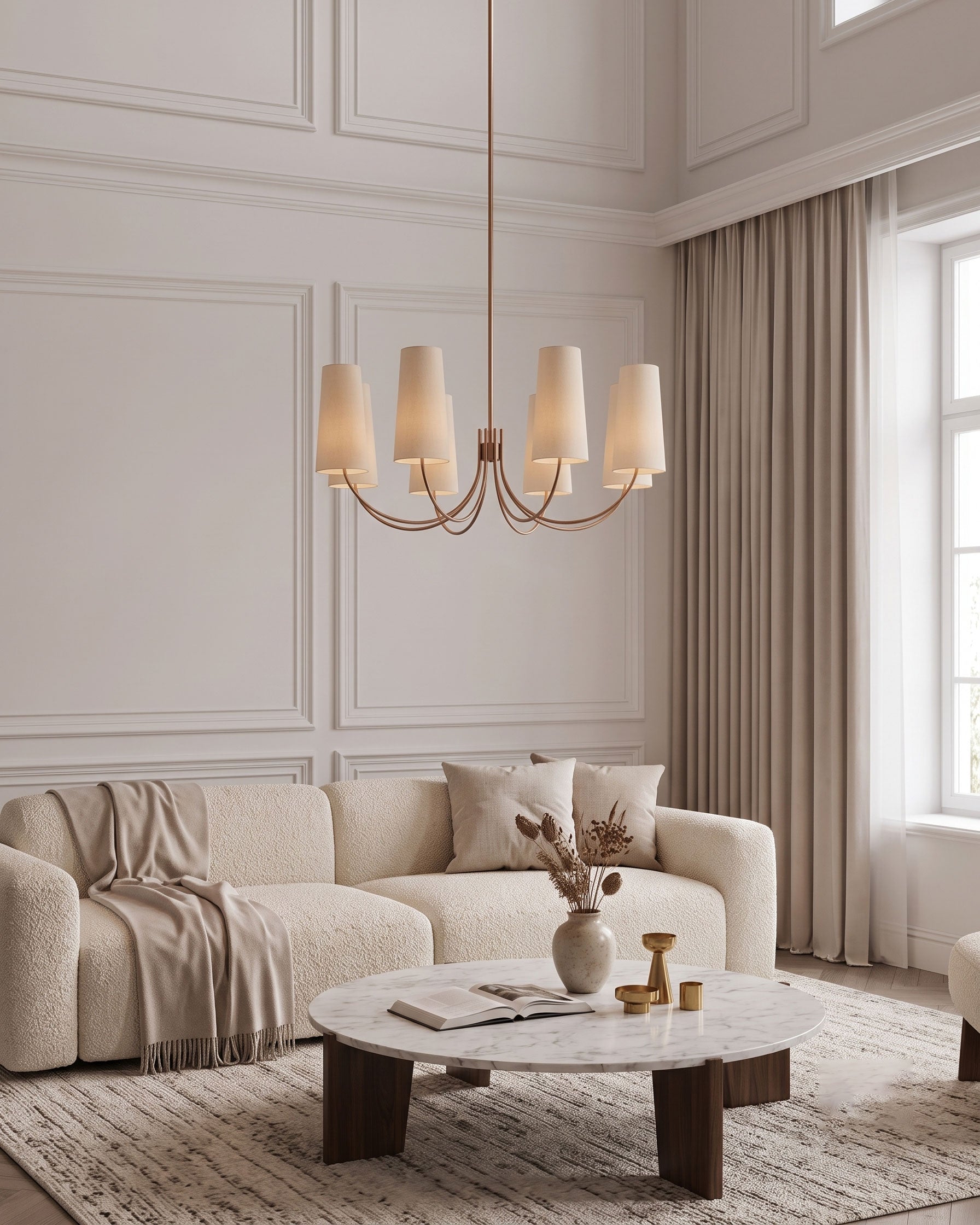 Conrad Tapered Shade Chandelier