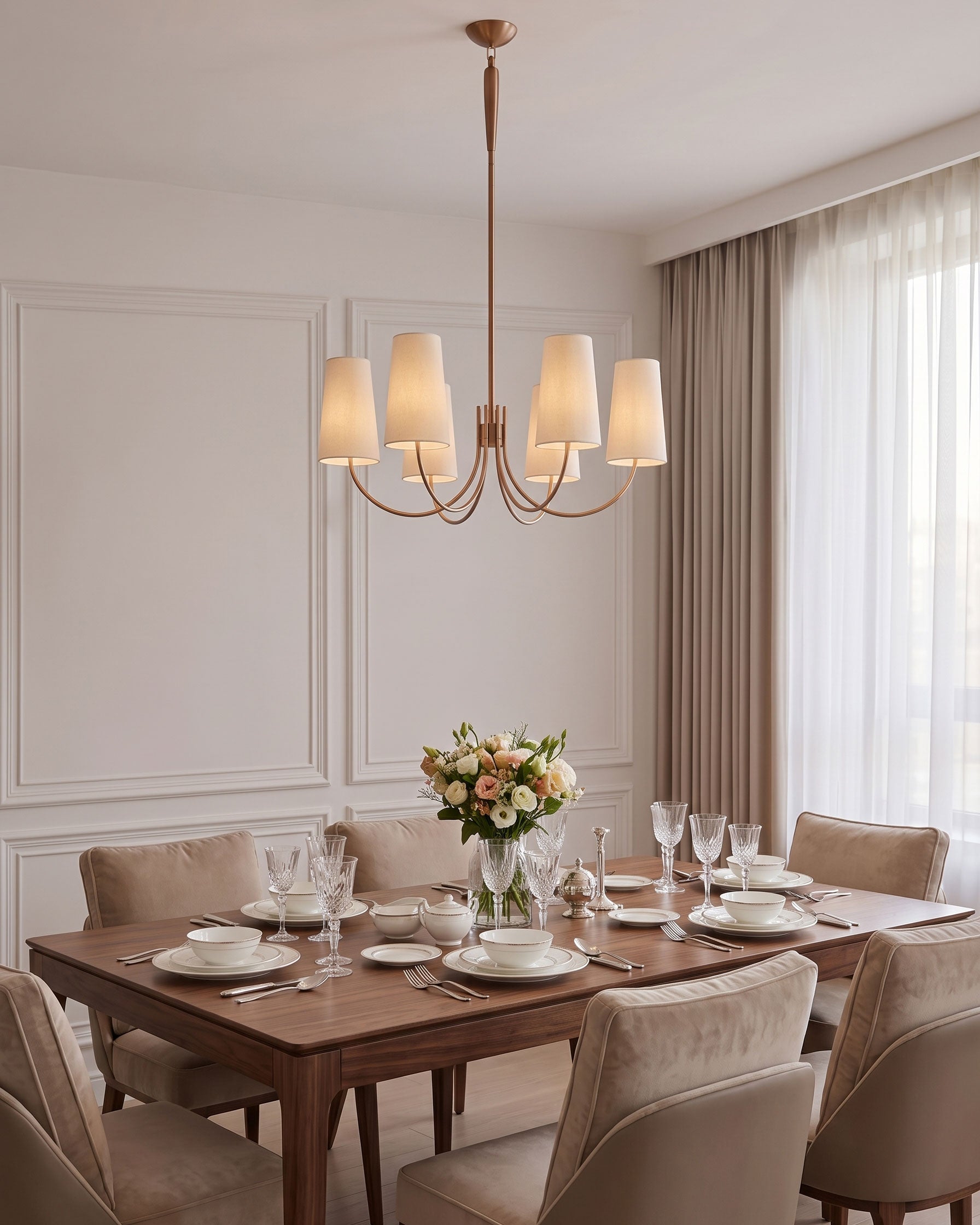 Conrad Tapered Shade Chandelier