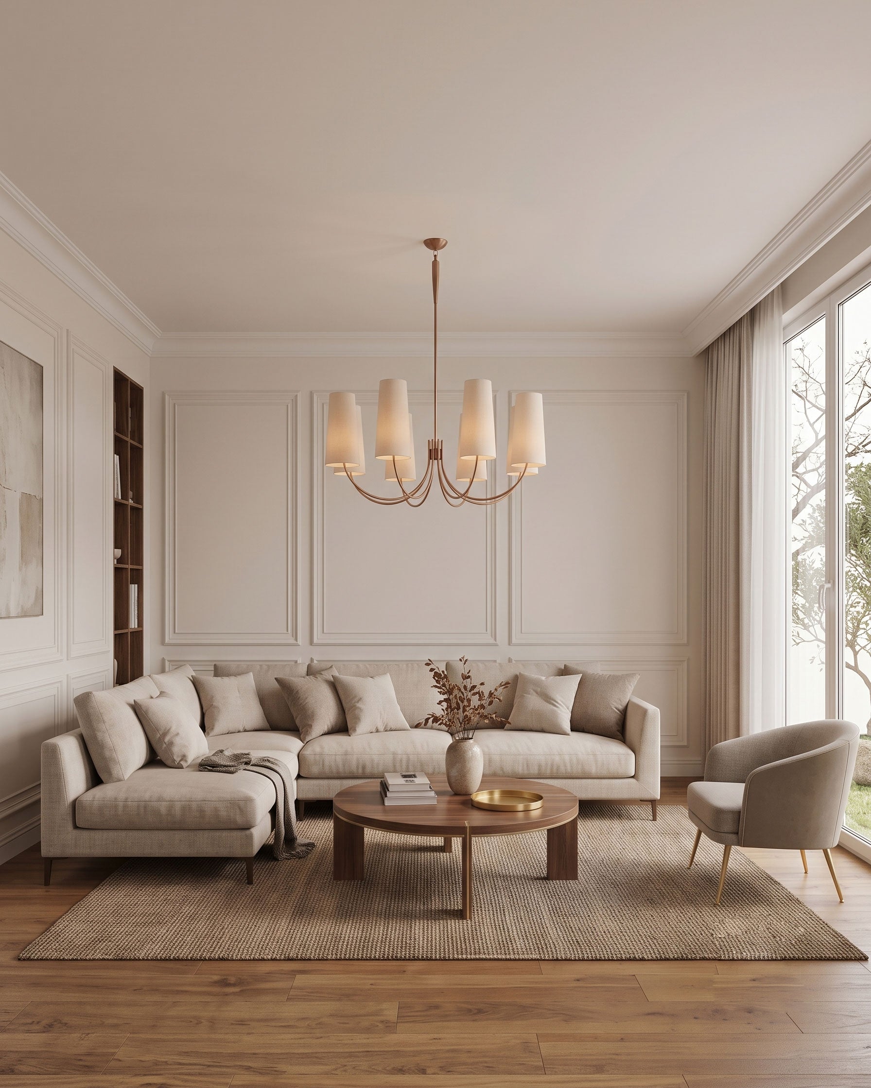 Conrad Tapered Shade Chandelier