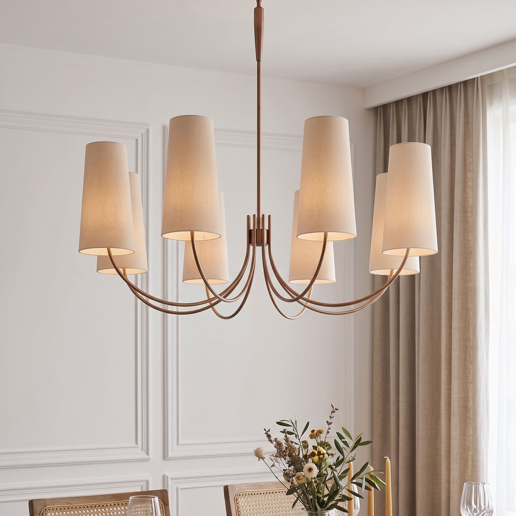 Conrad Tapered Shade Chandelier