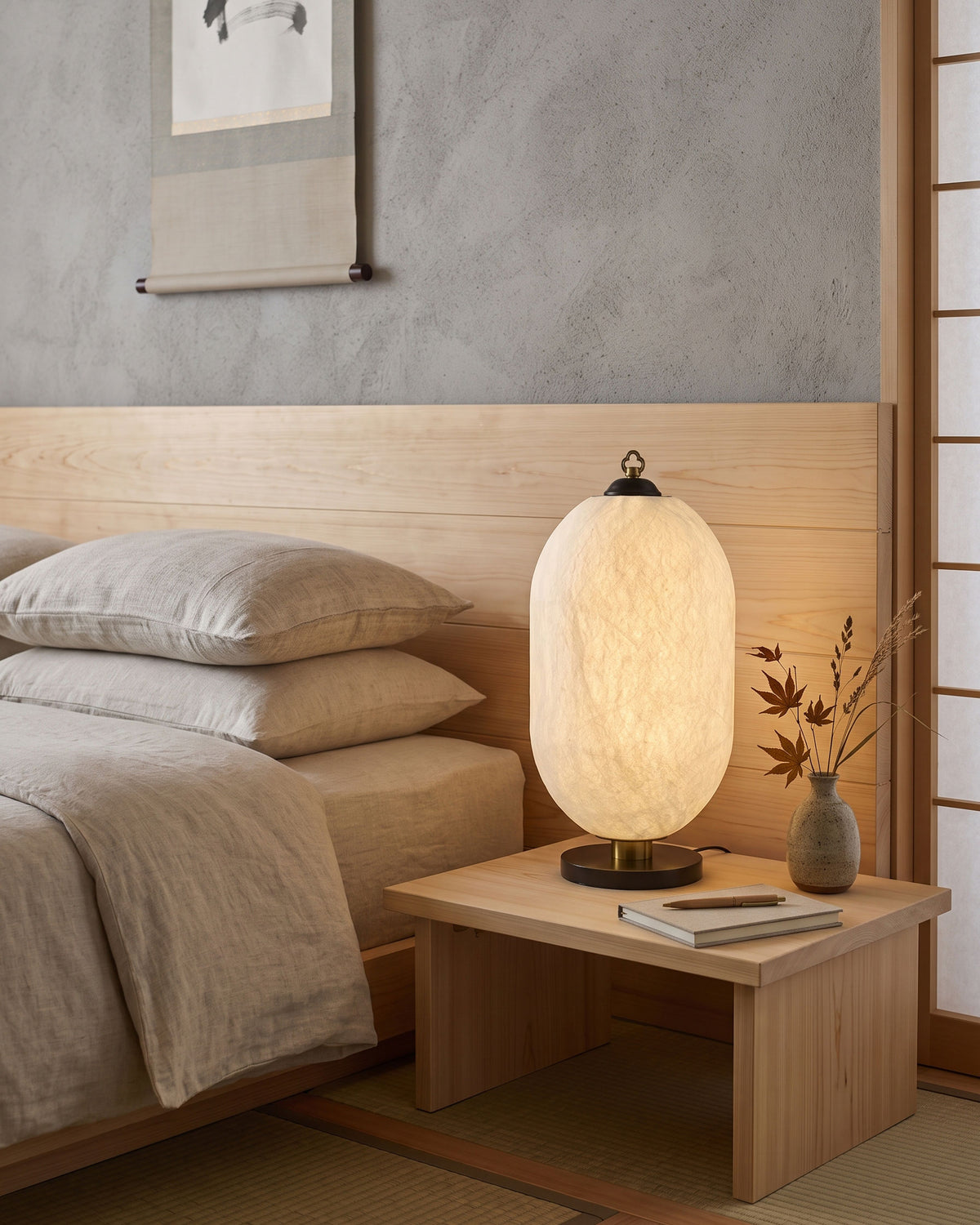 Constantine Natural Silk Table Lamp