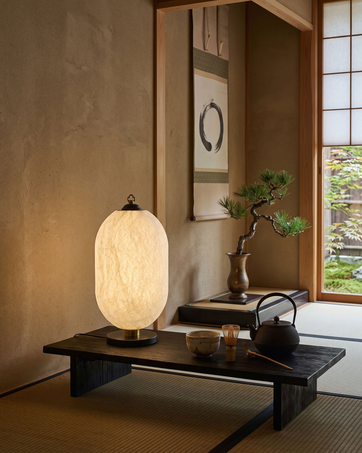 Constantine Natural Silk Table Lamp