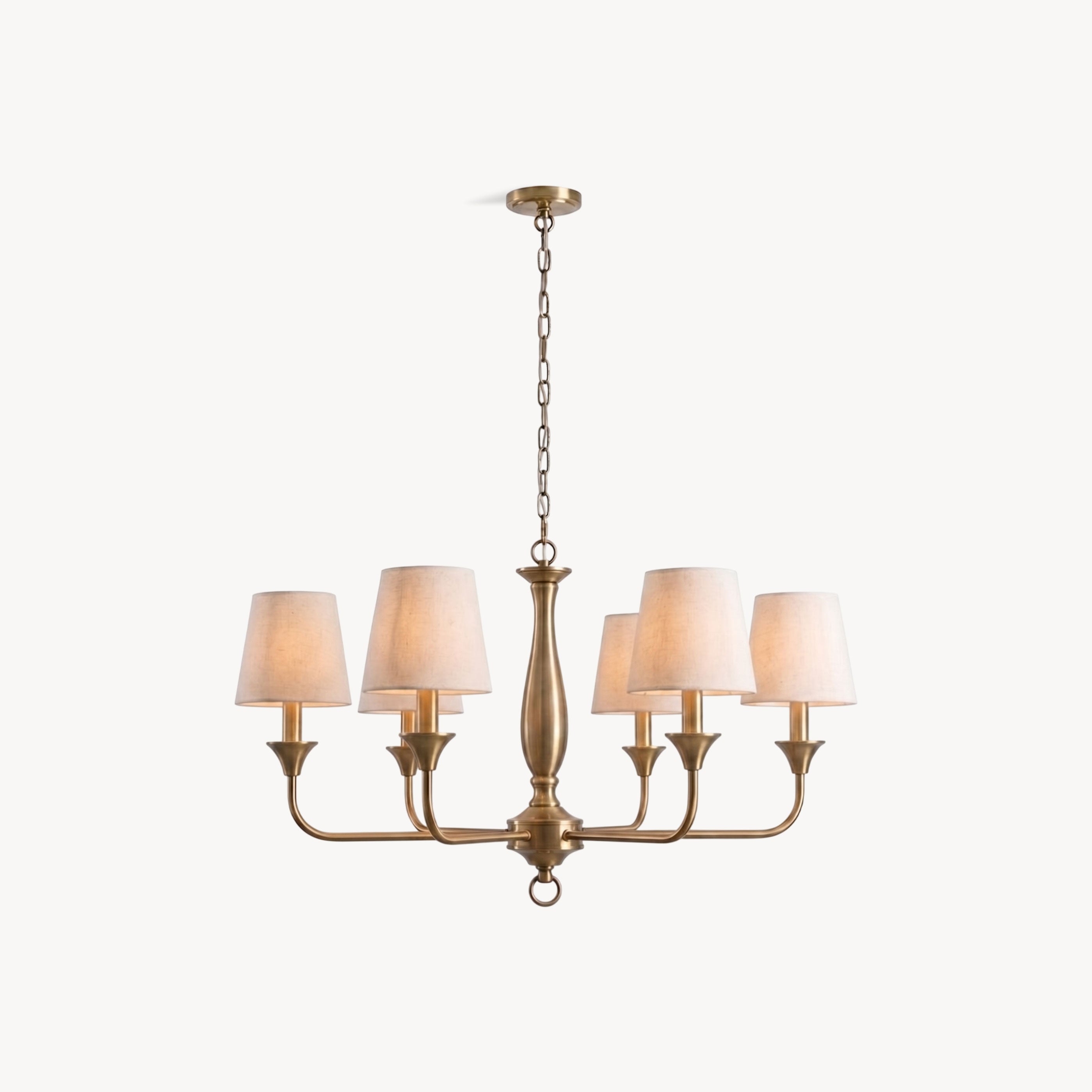 Corinne Classic Brass Chandelier