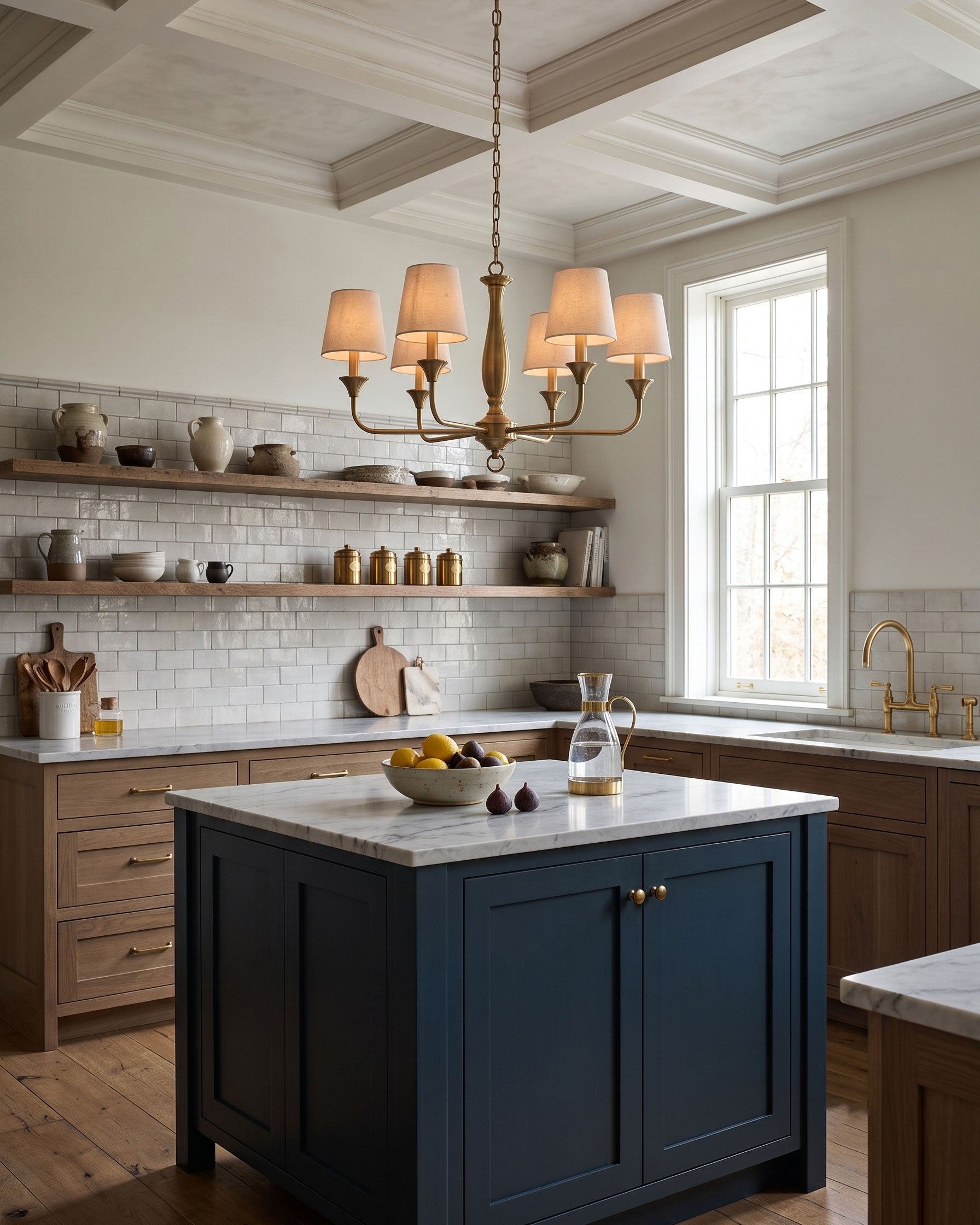 Corinne Classic Brass Chandelier