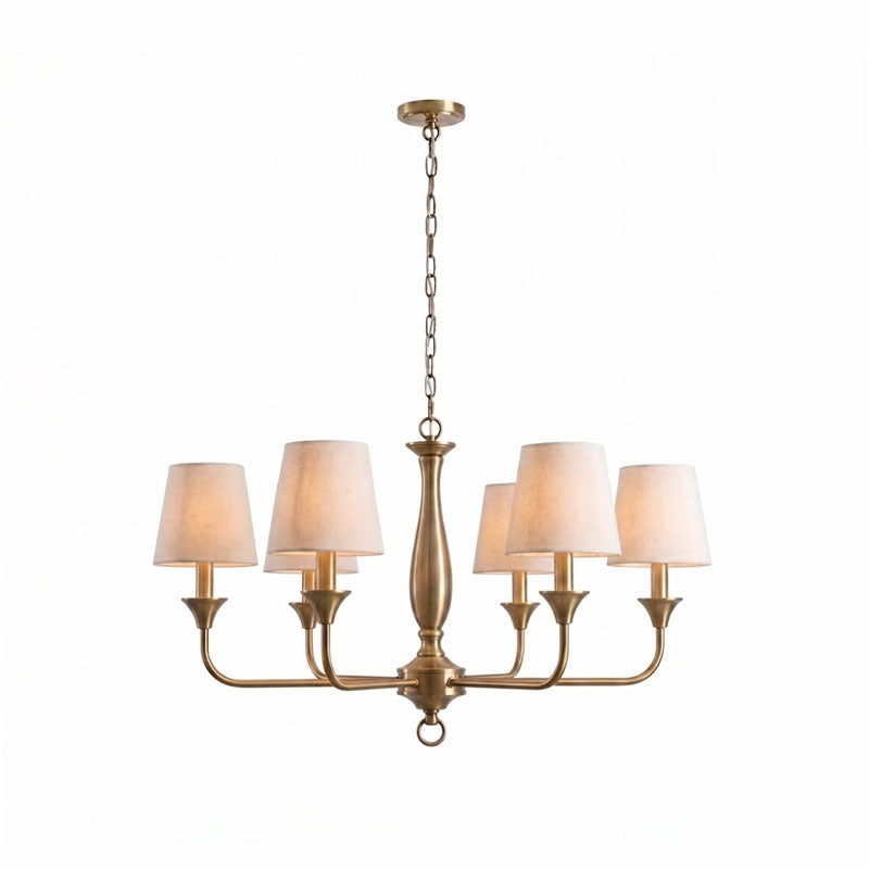 Corinne Classic Brass Chandelier